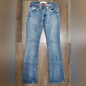 Mossimo Denim Juniors Jeans Size 1 Low Rise Bootcut